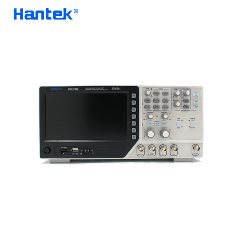 Hantek DSO4102C цифровой осциллограф 100 МГц 2 портатичный портативный Osciloscopio