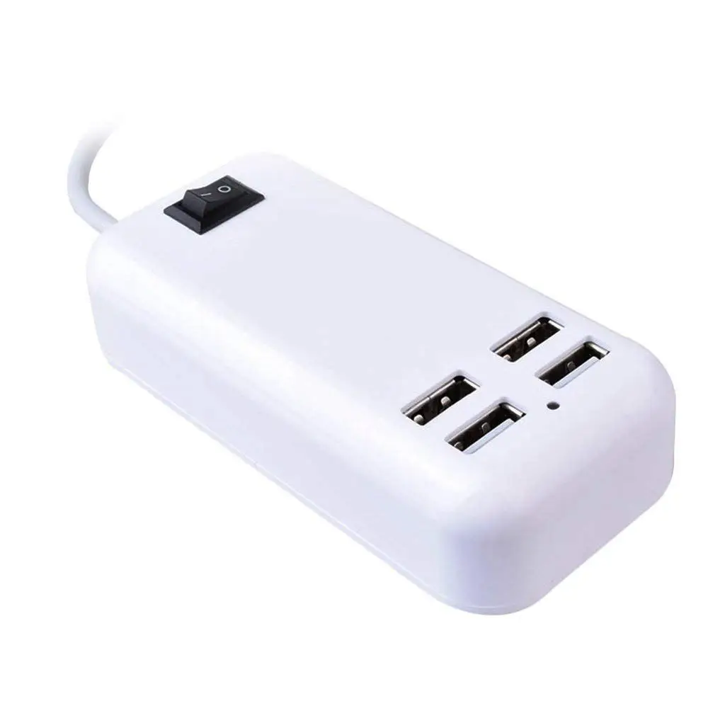 США 4 USB зарядное устройство порта быстрое подходит для многих моделей смартфонов