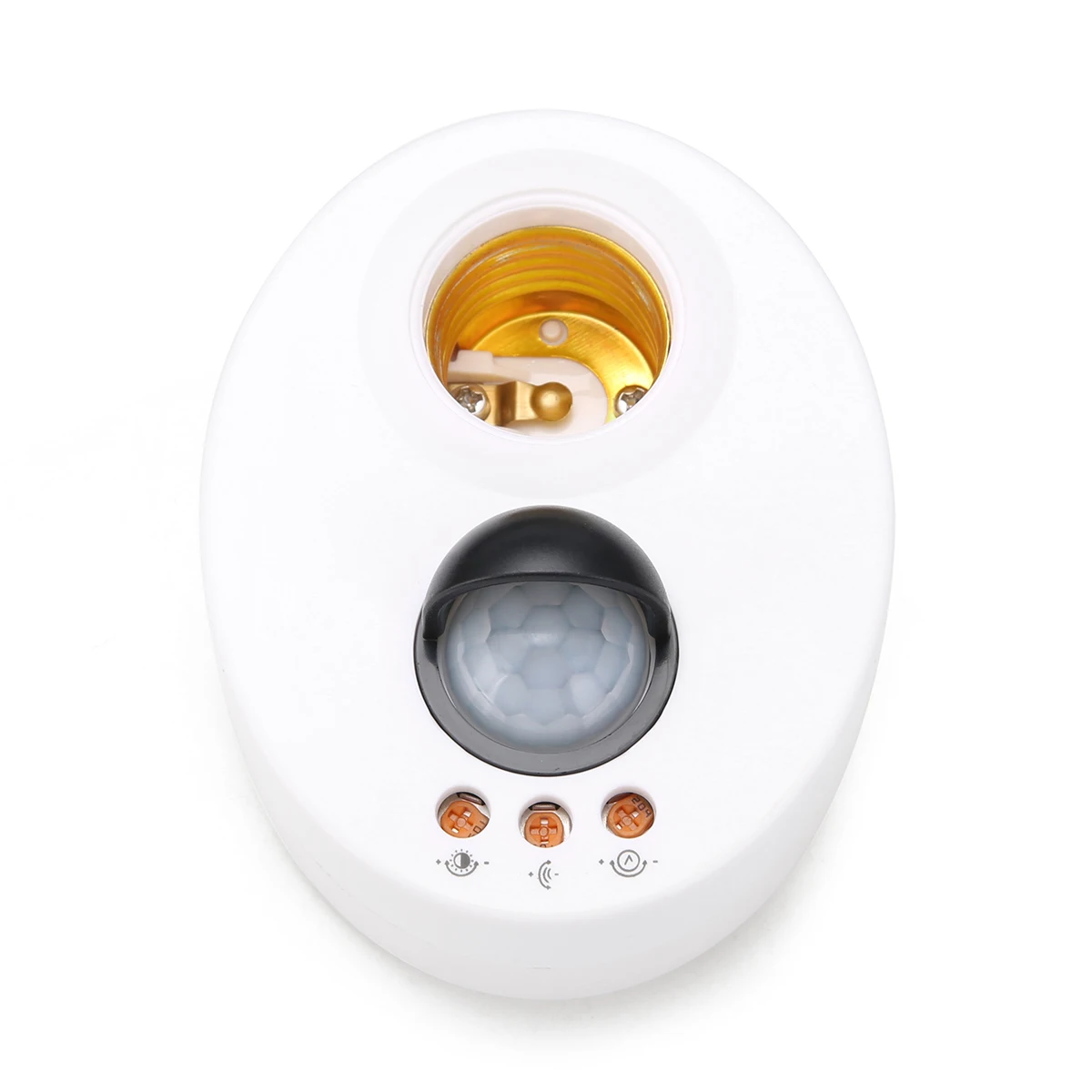 

1pc E27 Infrared Motion Lamp Holder Switch PIR Sensor Adjustable Delay Light Switch Dimmable Lighting Accessories