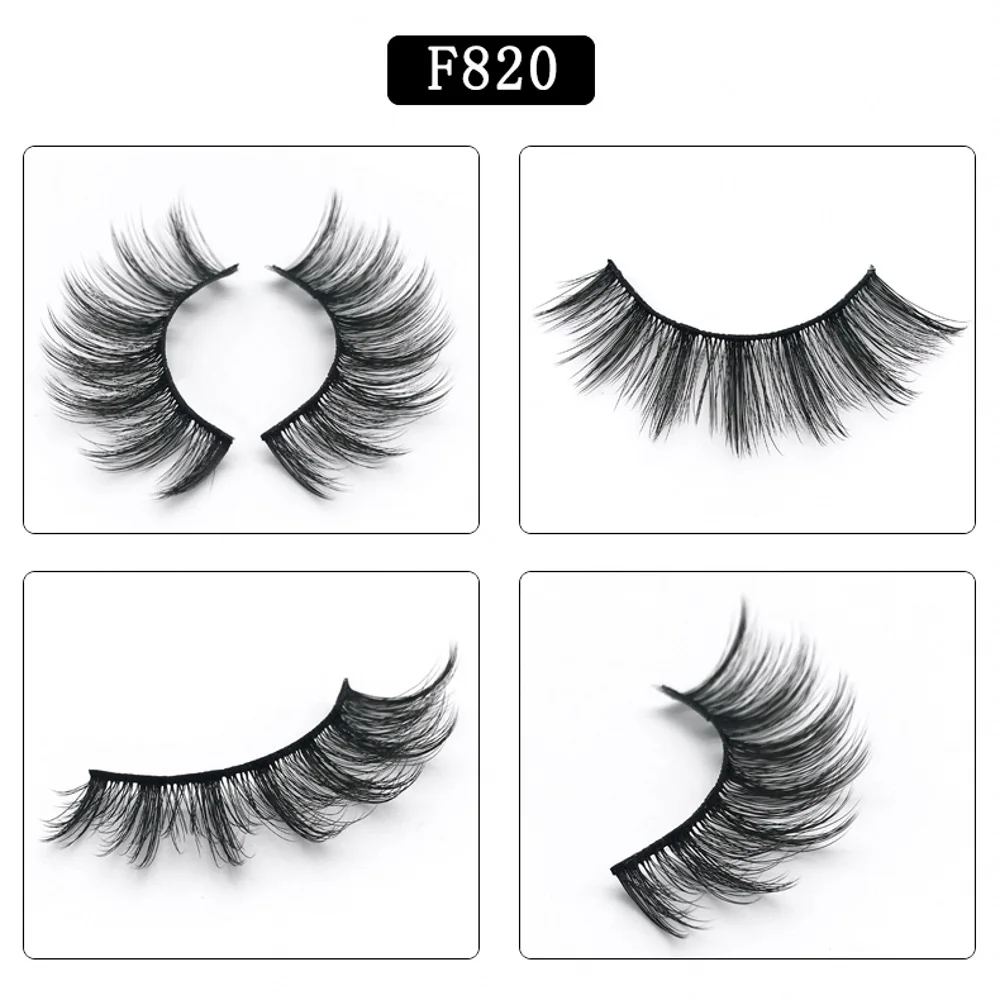 Ресницы Накладные норковые 3dlashes отдельные натуральные драматические тонкие