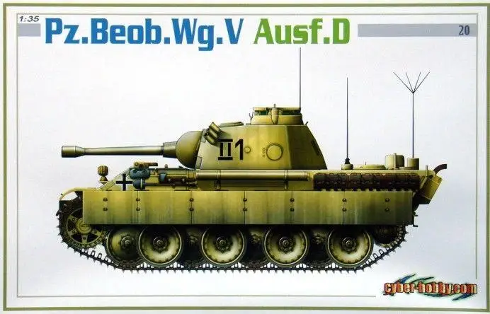 Набор моделей Dragon 6419 1/35 Pz.Beob.Wg.V Ausf.D