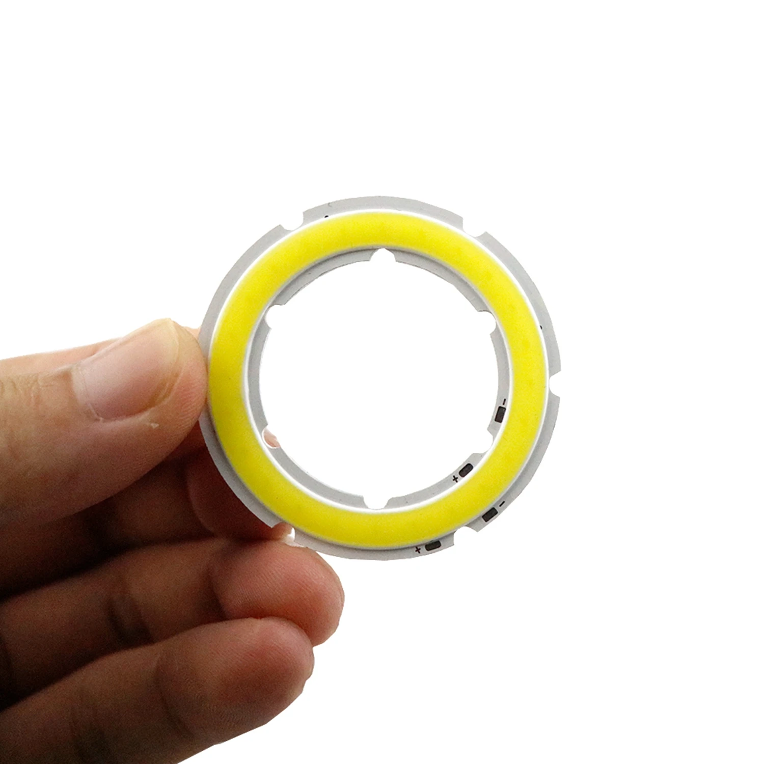 1 пара Автомобильные противотуманные фары с ангельскими глазками COB 45 мм DC 12 в 14