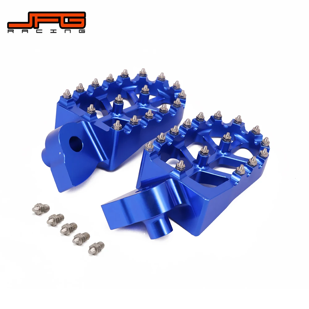 Алюминиевые Подножки для мотоцикла подножки педали Husqvarna CR SM SMR TC TE TXC WR 50 100 150 250 350