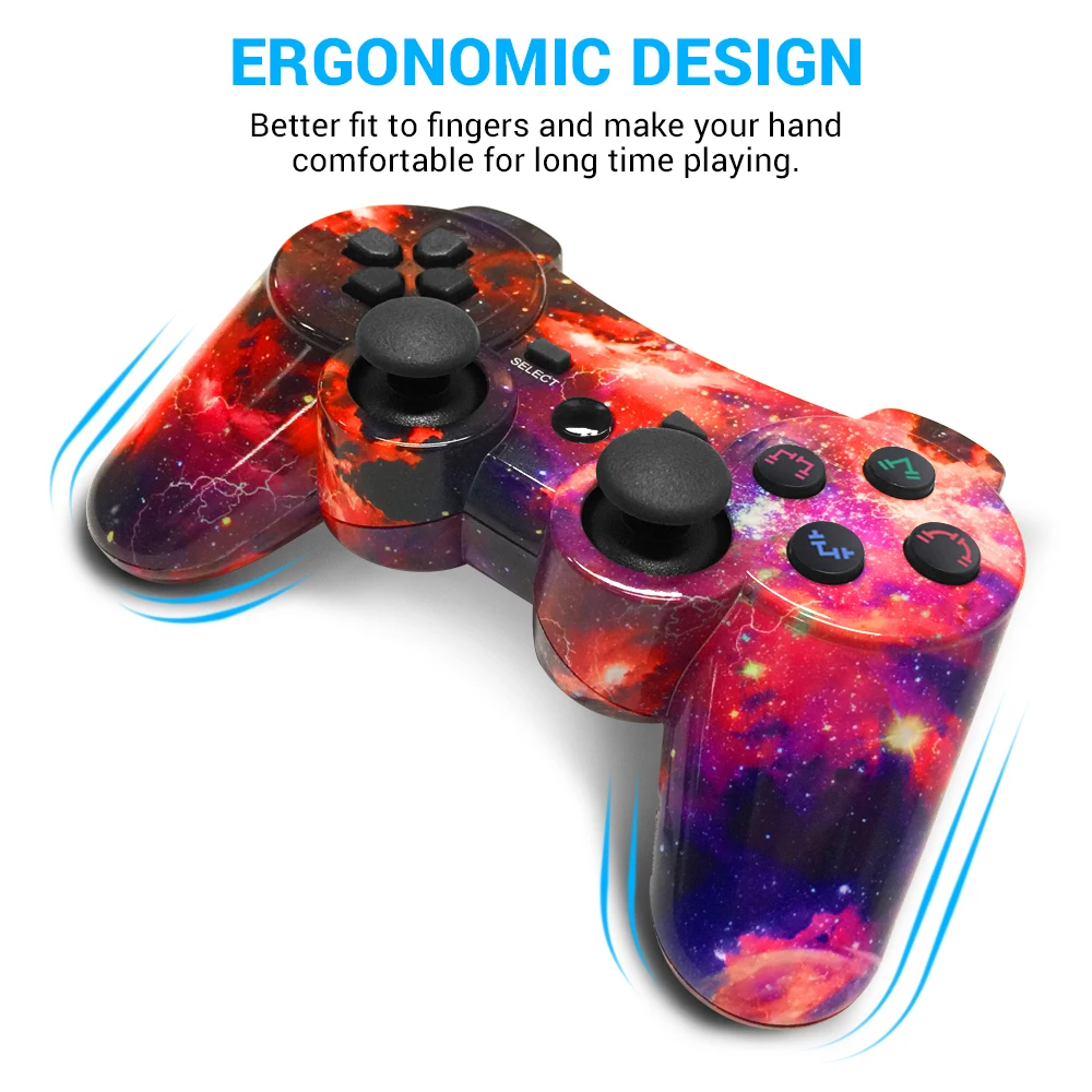 K ISHAKO Favourite для совместимого геймпада Ps3 Bluetooth Джойстик вибратор SIXAXIS контроллер