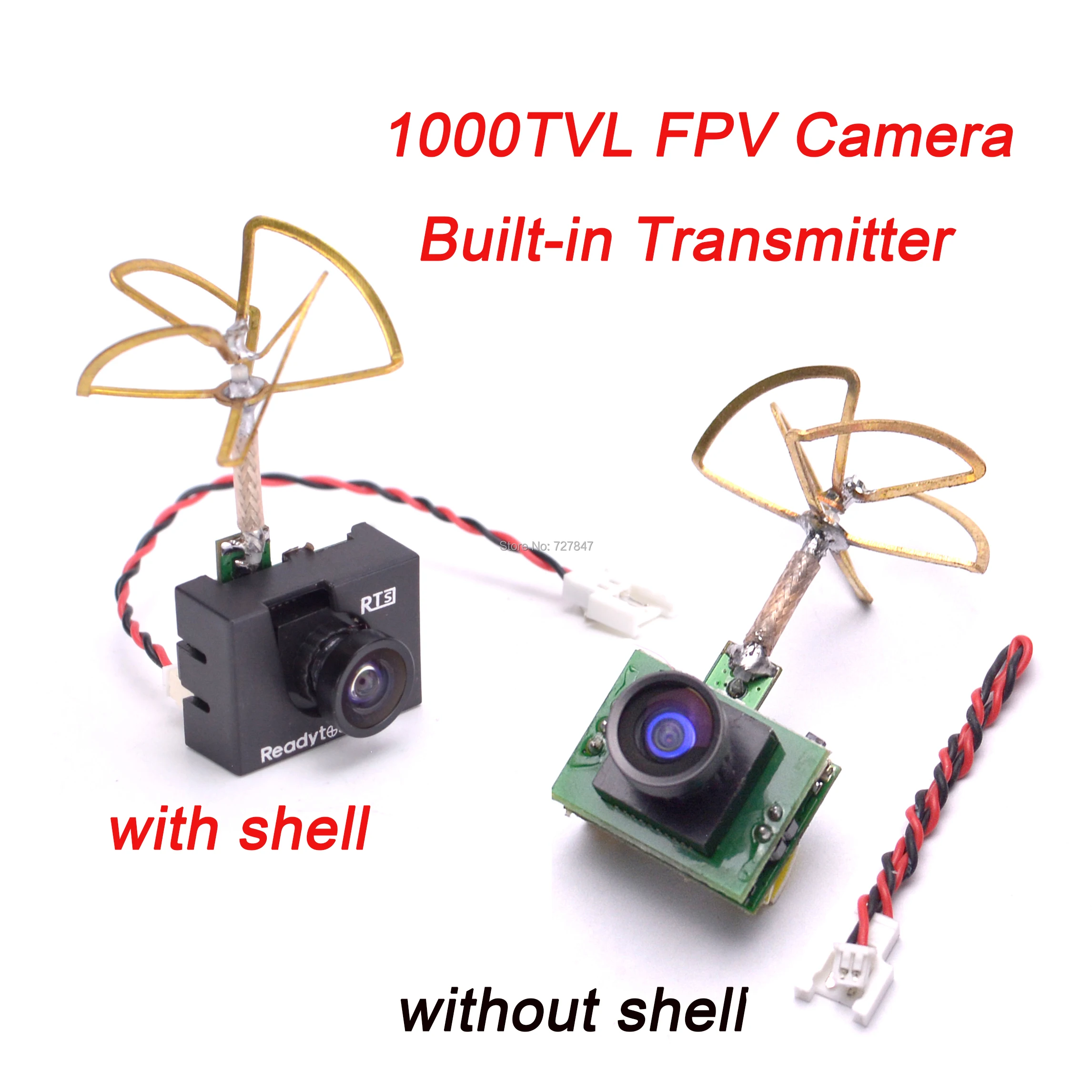 FPV 5 8G 48CH 25 MW VTX 1000TVL камера Встроенный передатчик с/без оболочки для RC Mini 90 мм