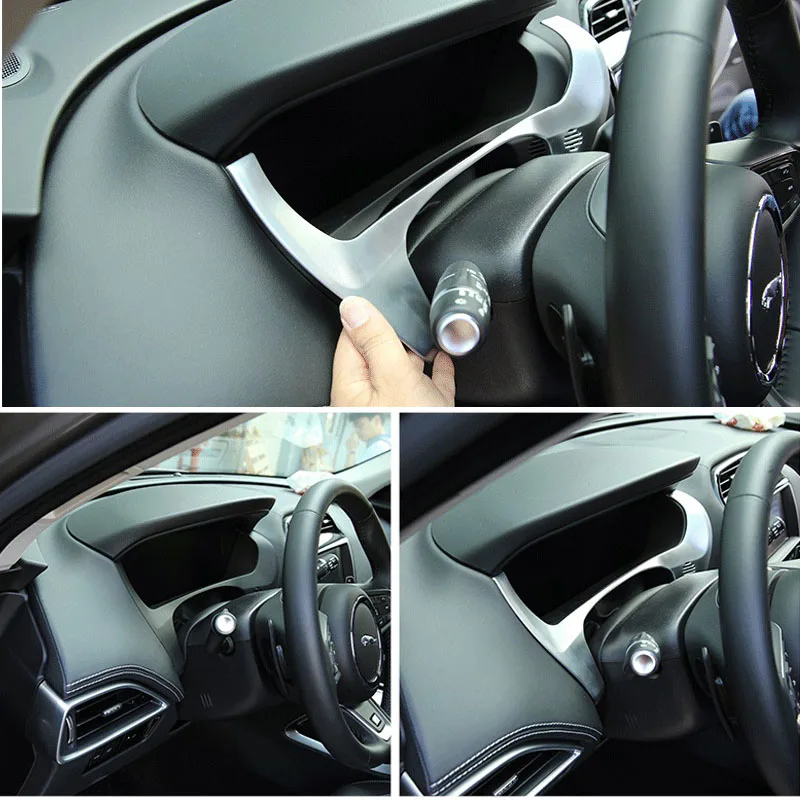 

Car LED Dashboard Cover Instrument Panel Trim fit For Jaguar F-pace 2016-2018