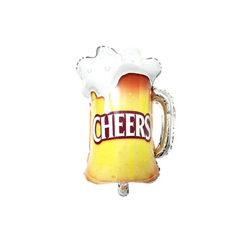 1 комплект золотые фольгированные воздушные шары Happy Oktoberfest буквы пивные чашки