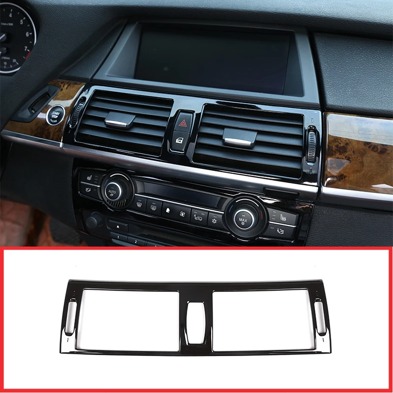 

Для BMW X5 E70 2008-2013 автомобильные аксессуары 1 шт. ABS центр кондиционер вентиляционное отверстие рамка отделка