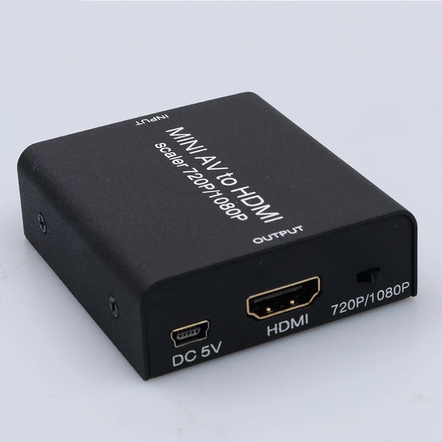 OPQ Mini HD 1080P HDMI 2AV видео конвертер в RCA AV/CVSB L/R Поддержка NTSC PAL выход AV адаптер|Адаптеры