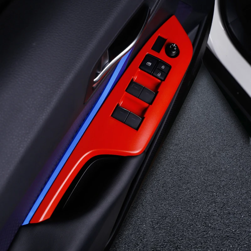 

My Good Car Window Lifter Panel Frame Covers Window Lifter Panel Car styling for Toyota C-HR CHR 2016 2017 2018 car Accessories