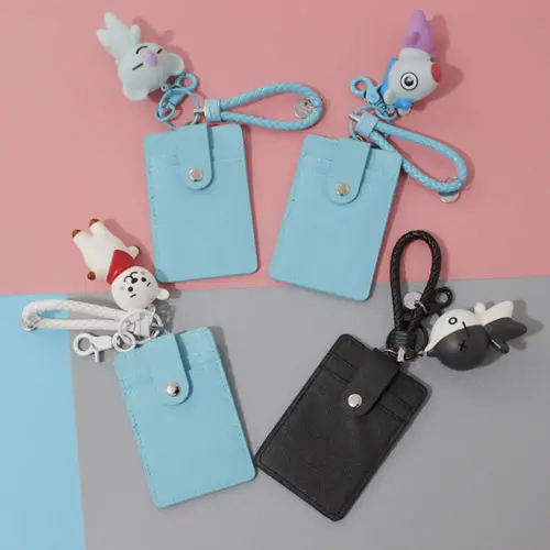 KPOP Bangtan Boys BTS BT21 Collection Keyring Card Holder COOKY CHIMMY SHOOKY RJ | Дом и сад