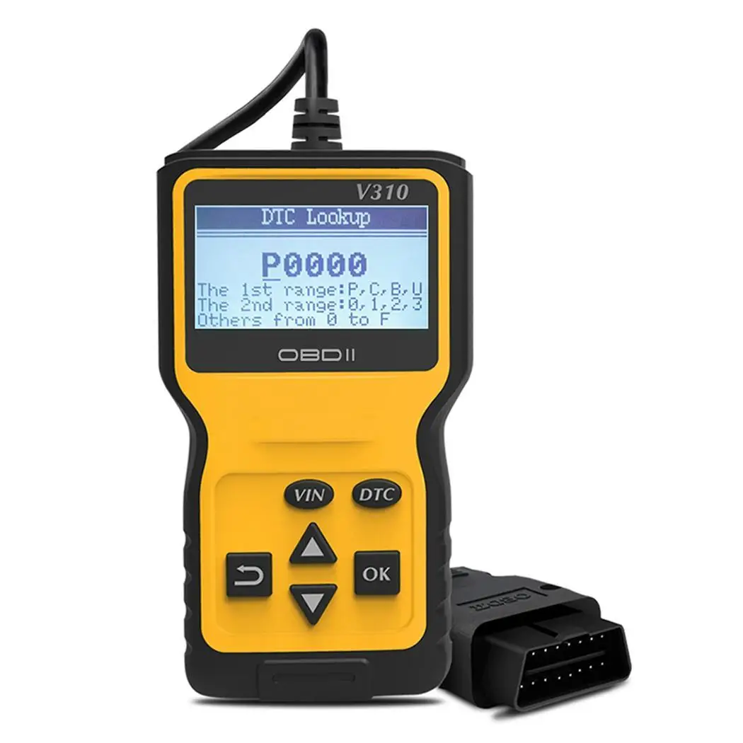 Авто V310 OBD считыватель кодов OBD2 сканер диагностический инструмент запуск
