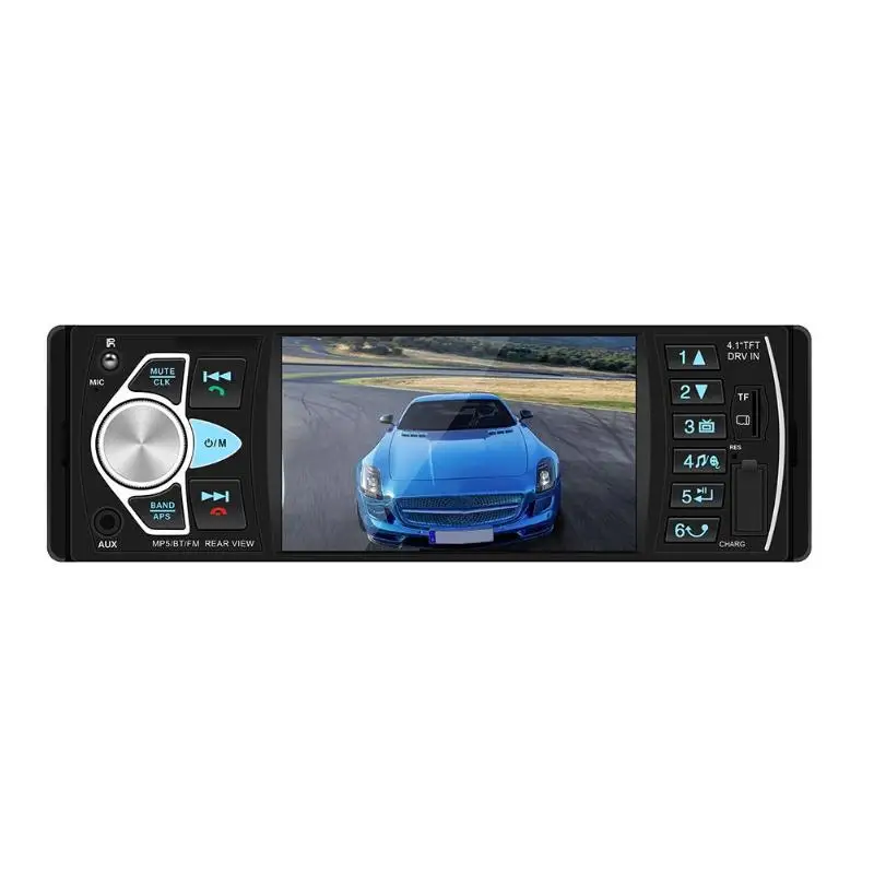 VODOOL 4.1in ISO универсальный штекер Bluetooth автомобильный стерео MP5 плеер головное