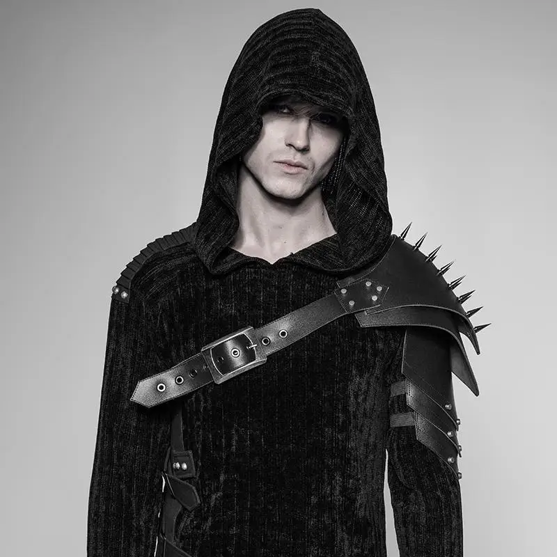 Мужской ремень на плечо Goth с шипами в стиле панк WS 276QTM|Мужские шарфы| |