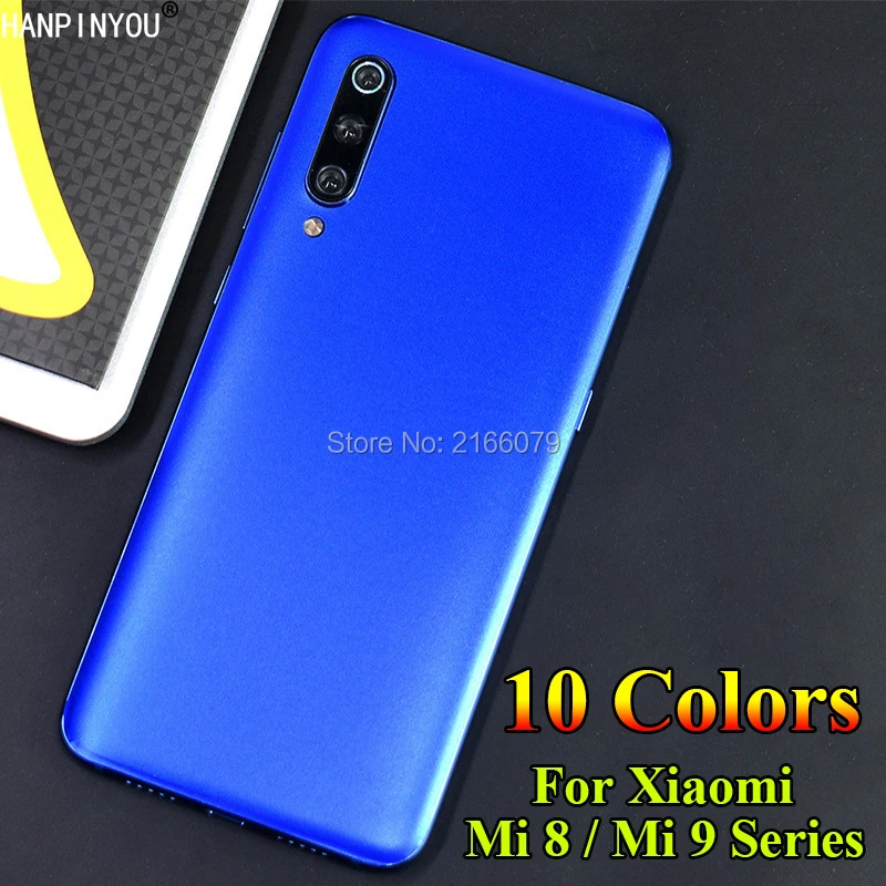 Для Xiaomi Mi 8 8Pro Mi9 Mi8 Lite 9 SE задняя крышка имитация металла наклейка матовая защитная