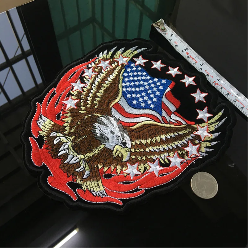 Свобода Орел вышитые аппликации приклеивающиеся утюгом нашивки швейная