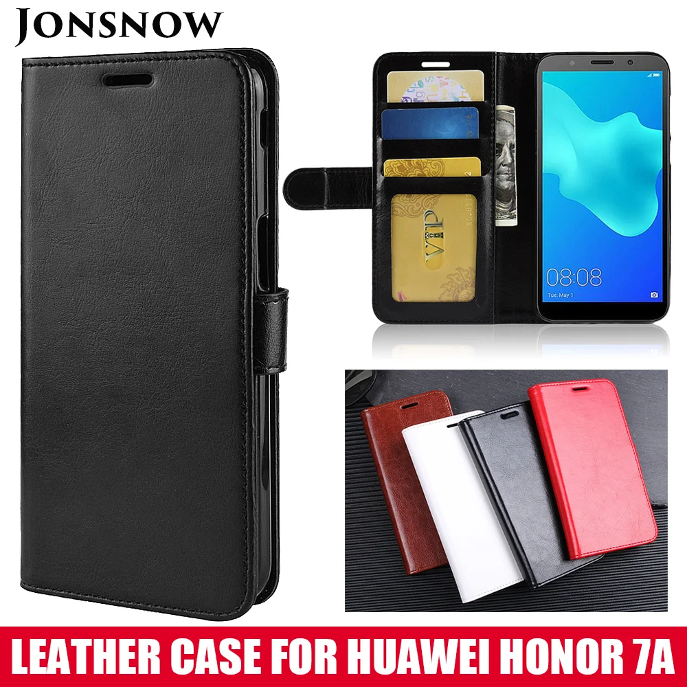 JONSNOW кошелек кожаный чехол для huawei Honor 7A DUA L22 5 45 &quotРоссия Версия телефона Pro AUM L29