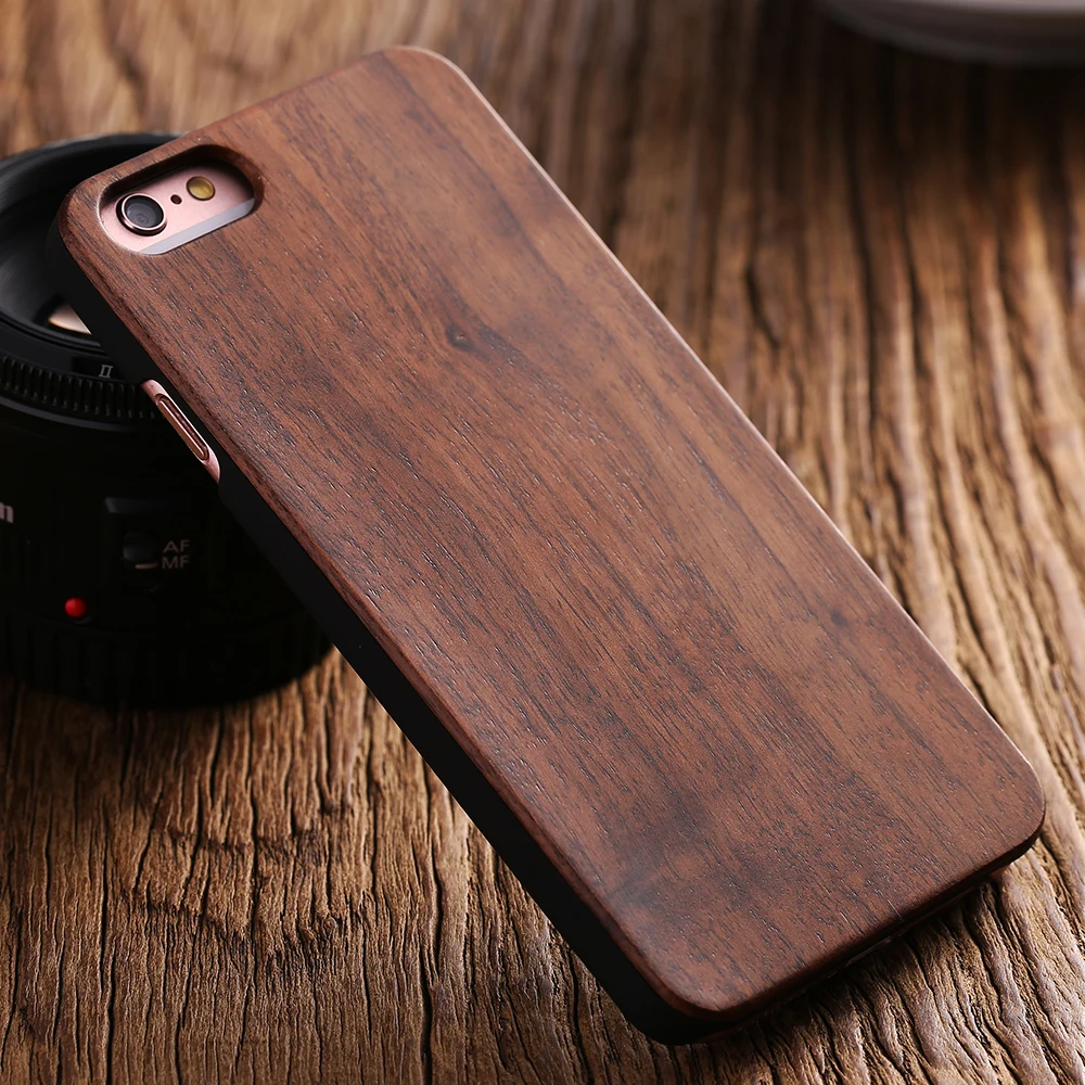 KISSCASE бамбуковый Деревянный чехол для iPhone 7 8 6 6S Plus X XS Max деревянные жесткие чехлы