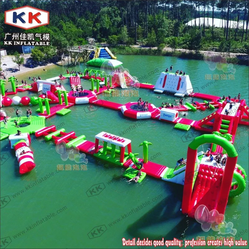 Новейший большой надувной аквапарк для мероприятий надувные аквапарки