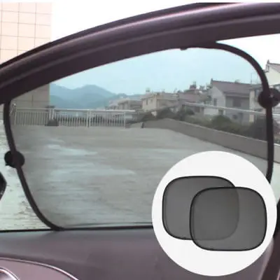 Car Rear Window Side Sun Shade Cover Block Static Cling Visor Shield Screen Black Practical Dust Covers | Дом и сад