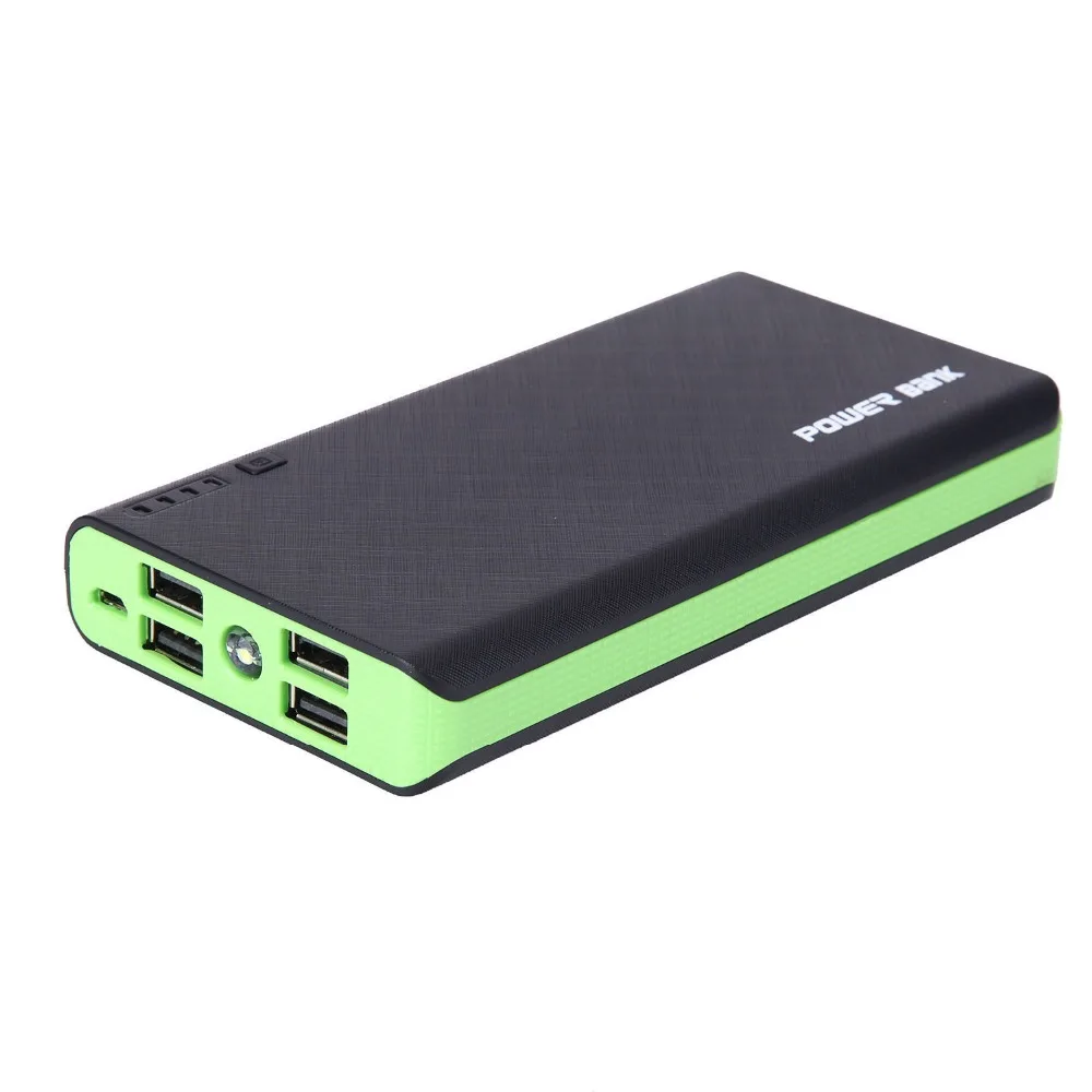 4 USB 50000 mAh переносной аккумулятор светодиодный внешний резервный зарядное