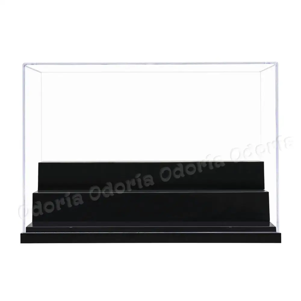 Odoria 25 см L Акриловый пластиковый дисплей 3 шага корпус коробка Perspex