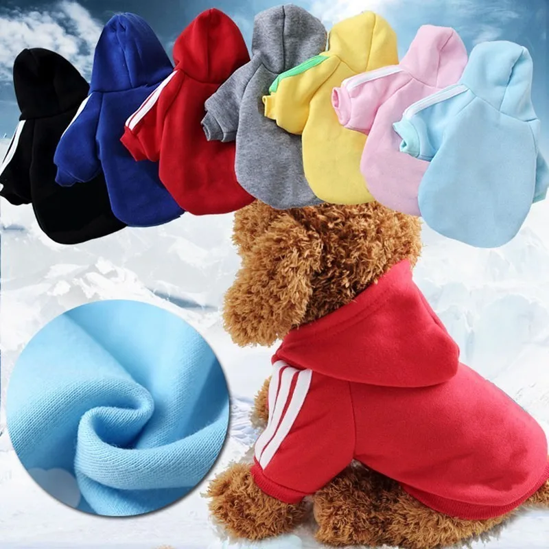 Одежда для щенков AHUAPET одежда Pomeranian Moleton Cachorro Adidogs Bluza Robe куртки с капюшоном модные