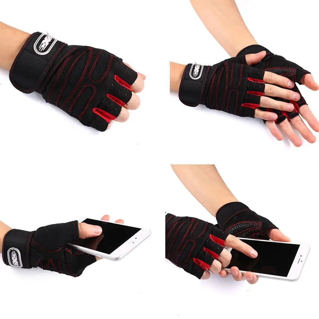 Half Finger Cycling Gloves Anti Slip Gel Pad Breathable Motorcycle MTB Road Bike Men Women Sports Bicycle | Спорт и развлечения