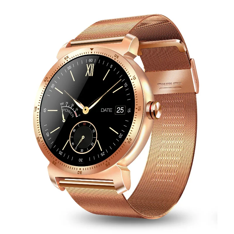 Ips круглый экран Смарт часы с супер шасси iOS Android монитор сердечного ритма