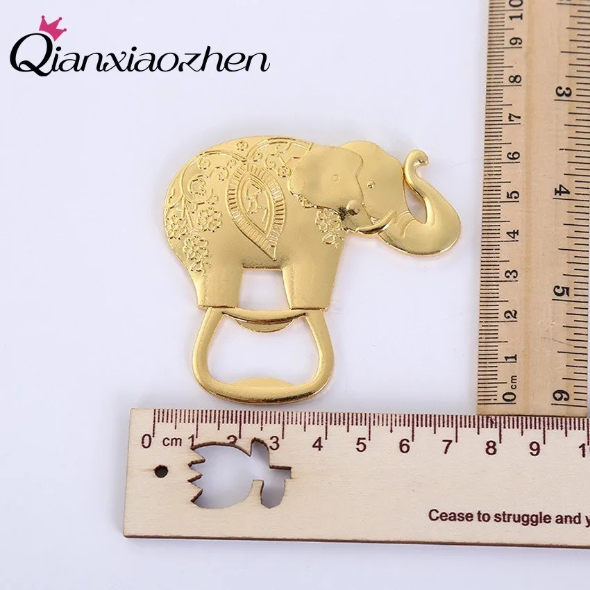 Qianxiaozhen 1pcs Elephant Beer Bottle Opener Wedding Favors And Gifts For Guests Souvenirs Party Supplies |