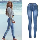 Женские облегающие джинсы с низкой талией, с полосками сбоку, с вышивкой, с золотыми блестками, Vaqueros Mujer, с высокой талией, пуш-ап, Calca Denim