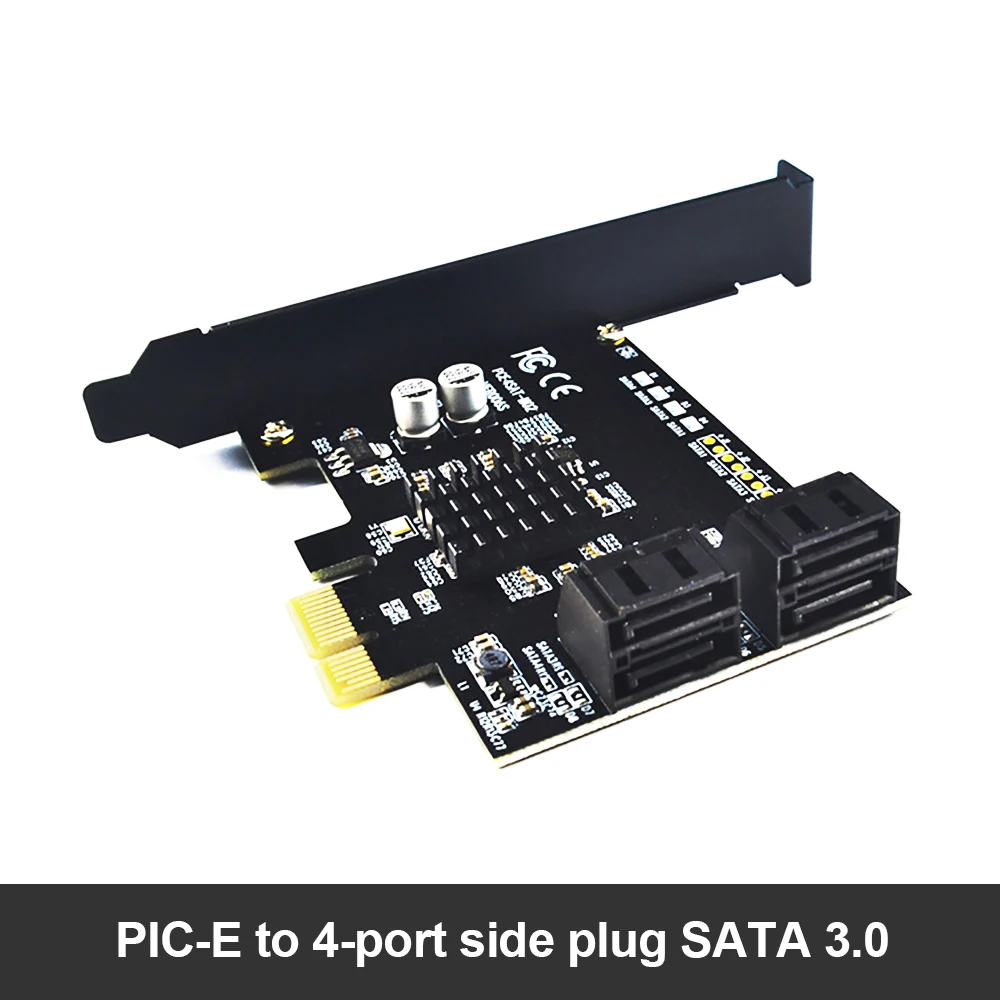 SATA 3 0 карта расширения для PCI E 4 порта 6G Riser Card Расширенная IPFS преобразования