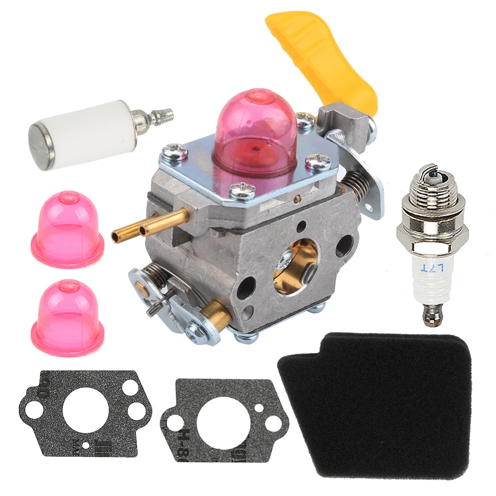 Carburetor Air Fuel Filter Sets For Poulan BVM210VS SM210VS Leaf Blowers Zama C1U-W45A 545180811 545146501 | Инструменты