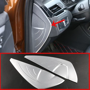 For BMW X1 f48 2016-2019 Car Styling Aluminum alloy Accessories Dashboard Side Decorate Cover Trim For BMW X2 F47 2018