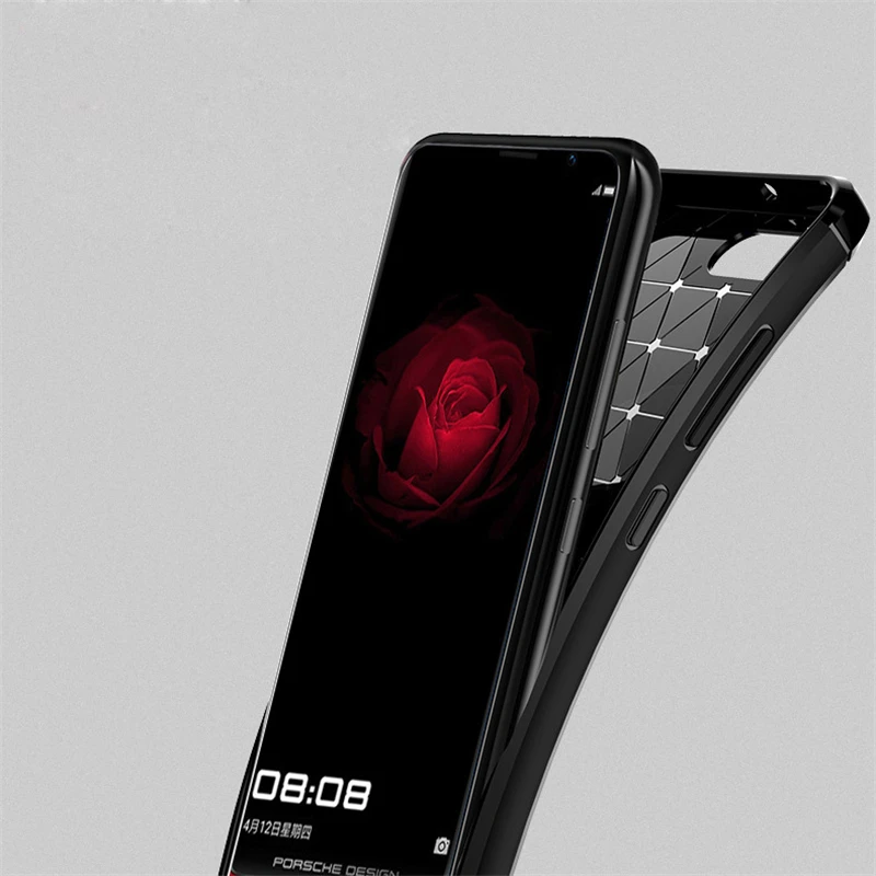 Brushed Carbon Fiber Phone Cases For Huawei Mate RS SE 10 Pro Luxury Shockproof Case Cover 9 Lite Anyy |