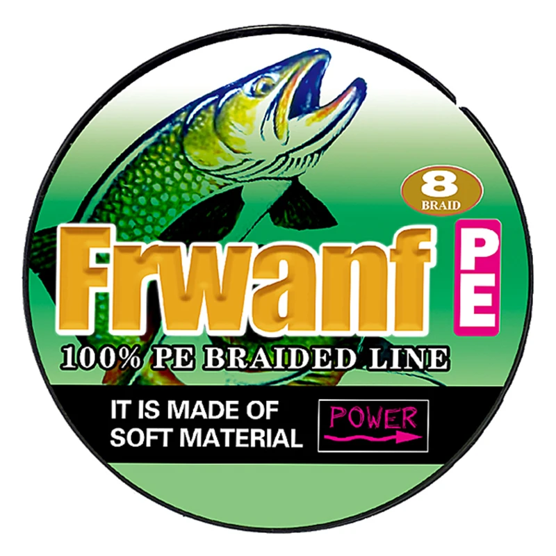 Frwanf 8 нитей супер сильная Pe плетеная леска 500 м многонитевая нить для рыбалки