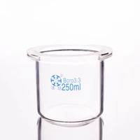 single layer cylindrical flat bottom open reactor bottlecapacity 250ml100mm flange outer diameterreagent bottle