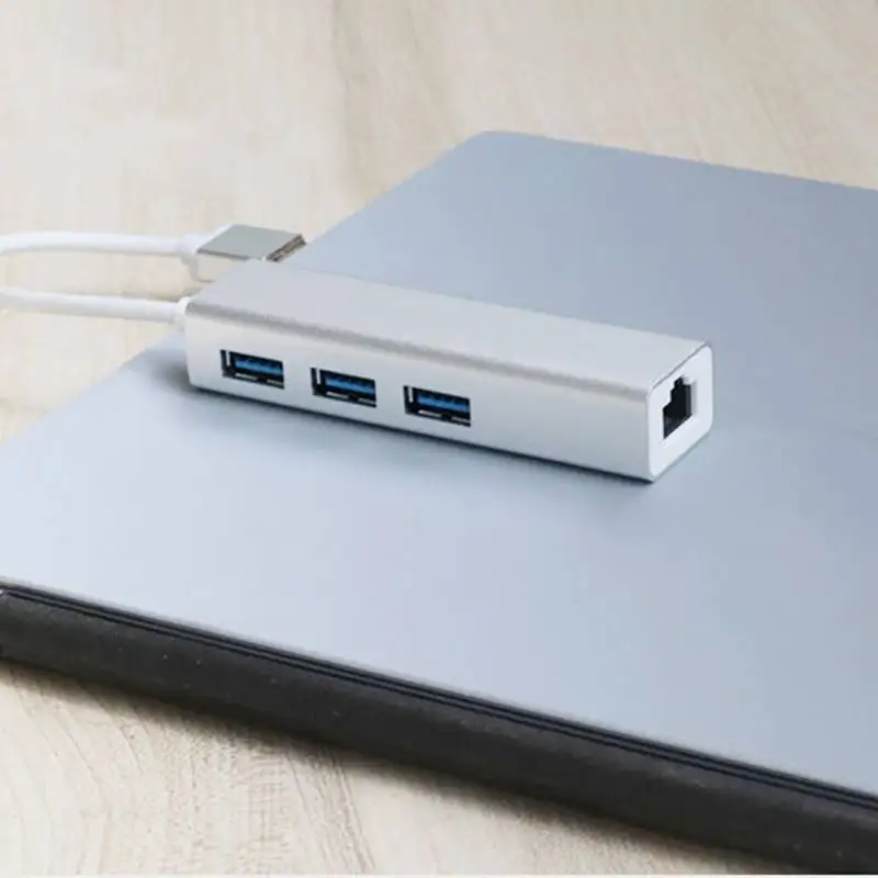 Ult-лучший 3 порта Usb 0 концентратор сетевой адаптер для Ethernet Rj45 Lan гигабитный Sup