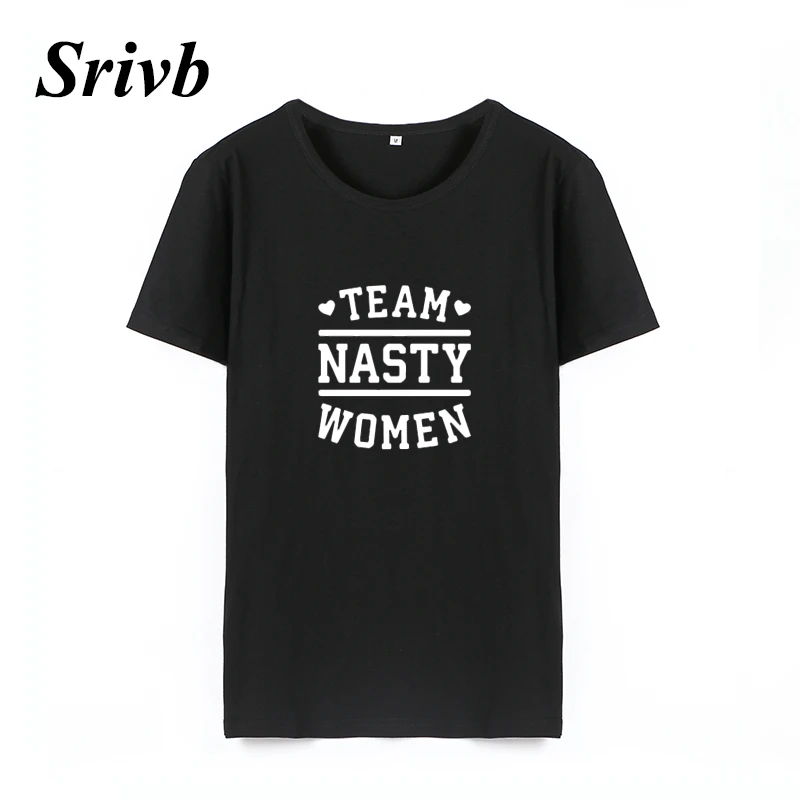 Женская футболка с коротким рукавом Srivb Team Nasty Camiseta Mujer Повседневная Уличная