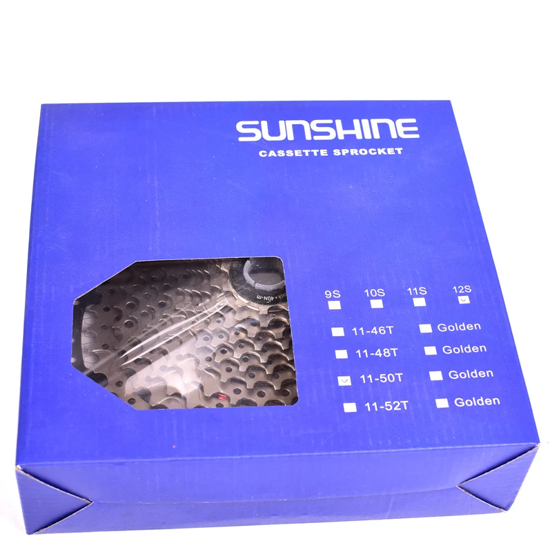 SUNSHINE MTB 12S скоростной Кассетный Маховик звездочки 11 50T горный велосипед Freewheel cog cdg