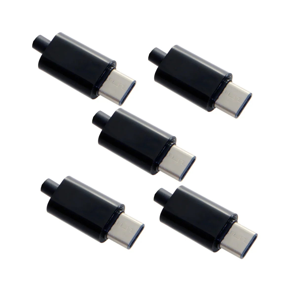 

Chenyang DIY 24pin USB 3.1 Type C USB-C Male Plug Connector SMT type with 3.5mm Black / White SR and Housing Cover -5pcs