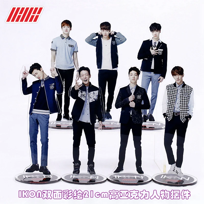Акриловая фигурка [MYKPOP]IKON модель с подставкой коллекция поклонников KPOP 20 см в