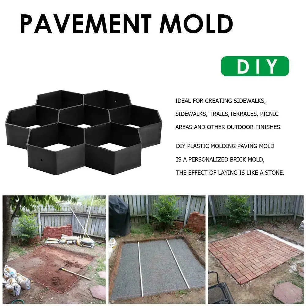 DIY вручную тротуарная цементная каменная дорожная форма для производства