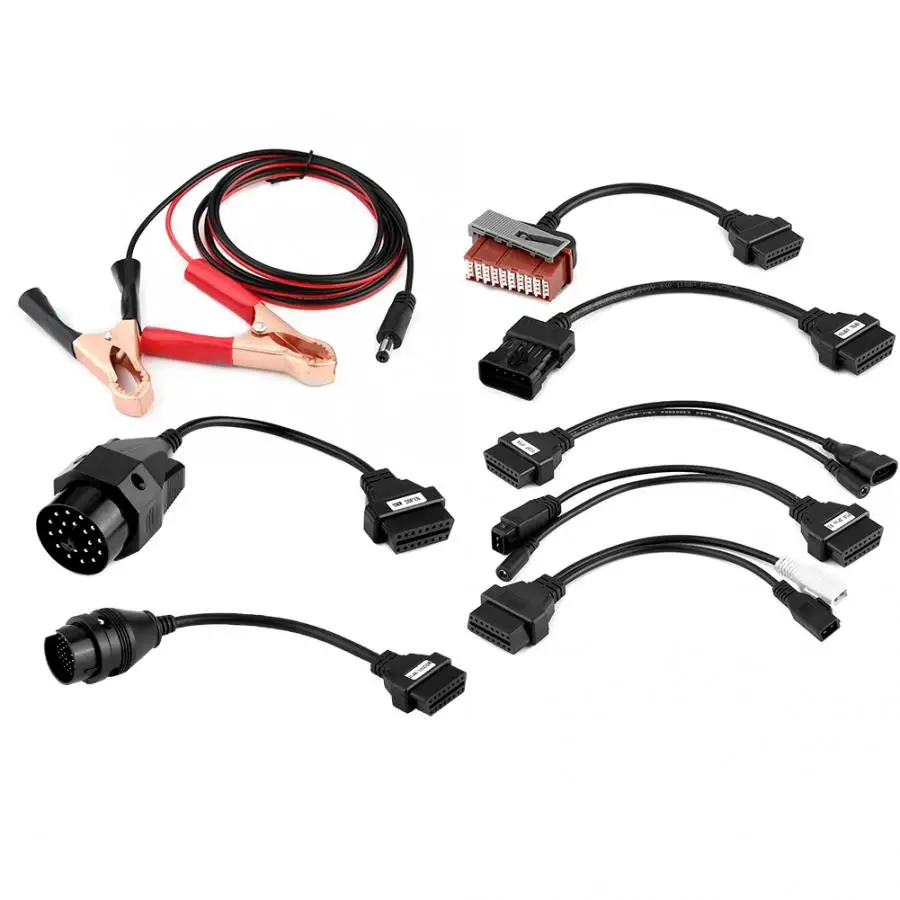 8 шт. OBD2 кабели OBDII разъемы для DS150E Автомобильные диагностические инструменты