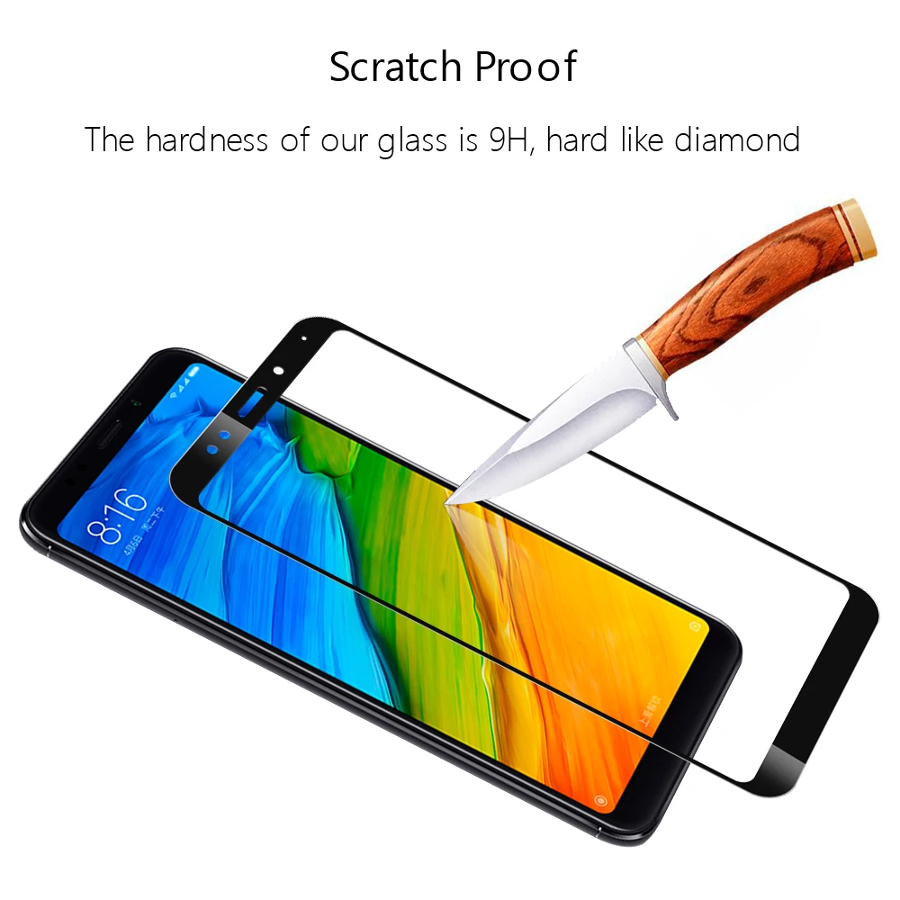 Закаленное стекло для Xiaomi Redmi 5 Plus Защитная пленка экрана 5A Note Pro Prime plus защитная