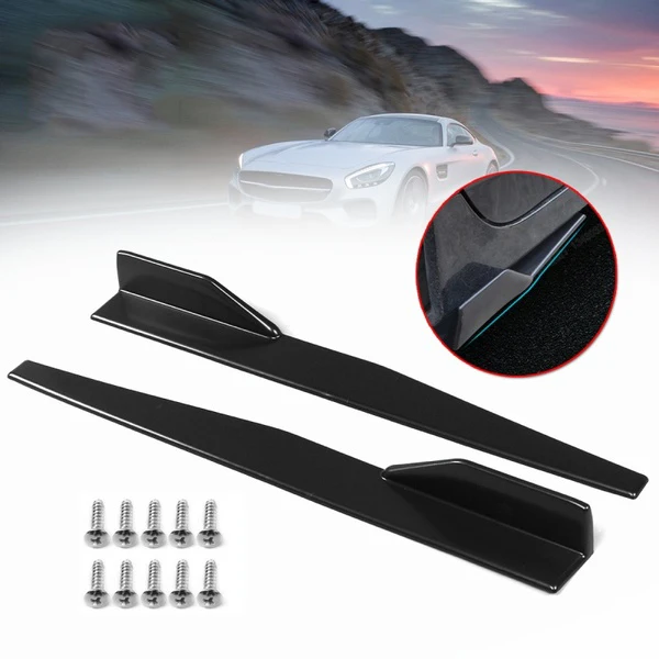 Car universal small side skirts heighten thickened reinforced blade skirt flank | Автомобили и мотоциклы
