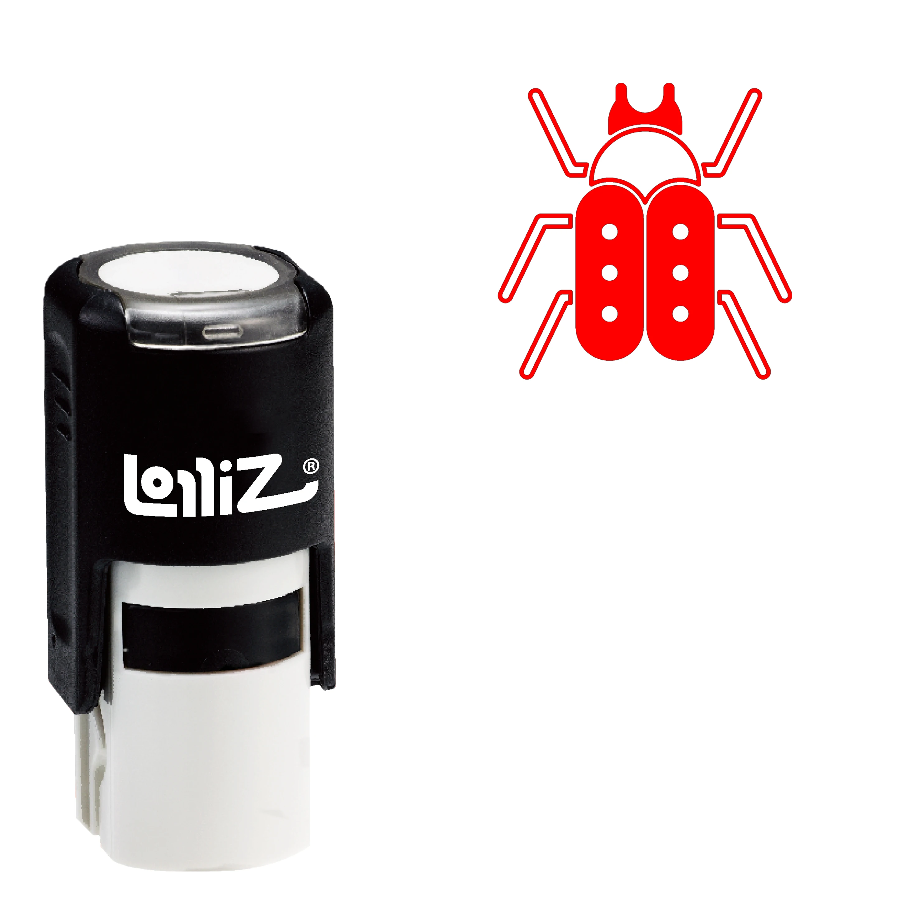 Биоморфная серия символов животных дизайн № 59 самоусадочная резиновая печать