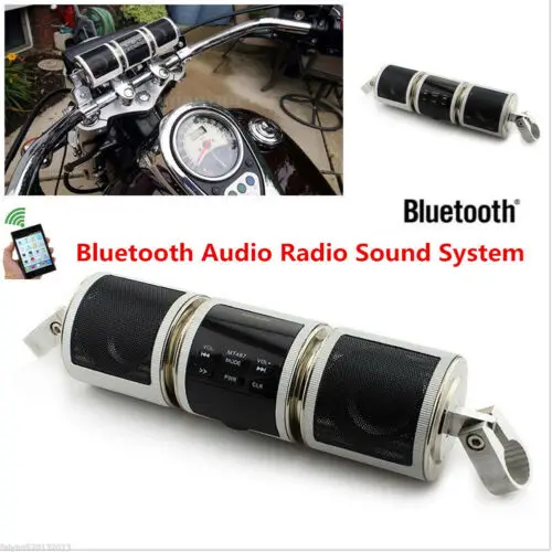 Мотоцикл Bluetooth аудио Звуковая система MP3 FM Радио стерео водонепроницаемые