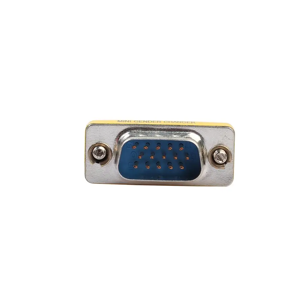 DB15 MINI Gender Changer адаптер RS232 Com D Sub для мужчин и женщин штепсельный разъем VGA 15