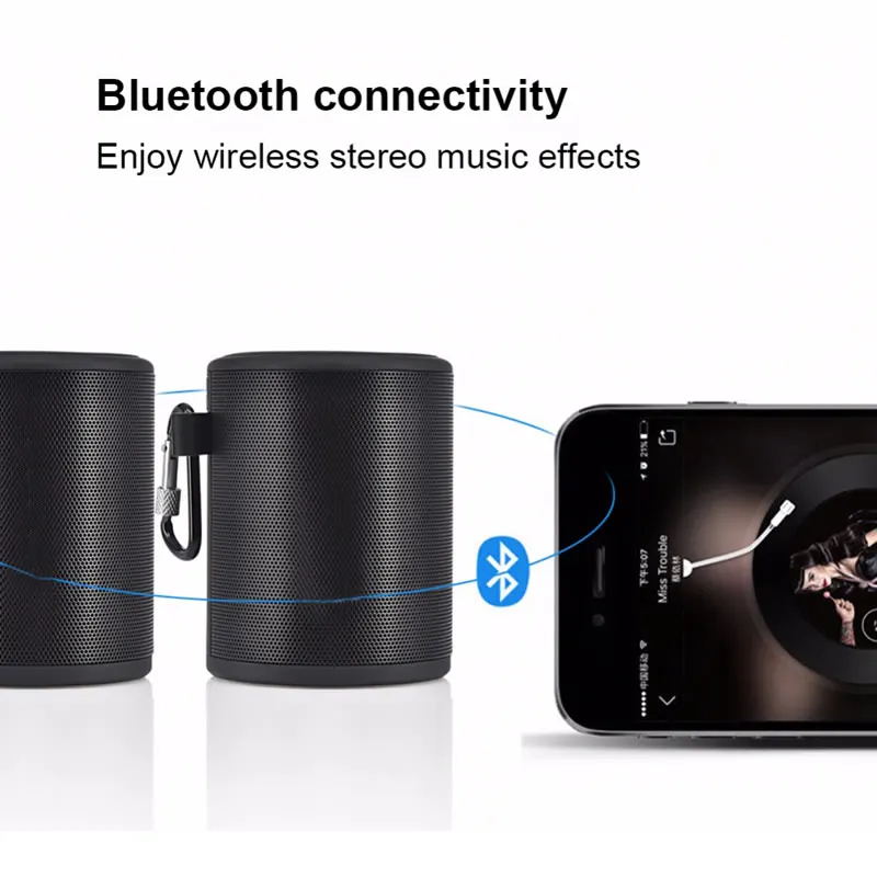 Mini Bluetooth Динамик Беспроводной Портативный Водонепроницаемый громкой связи для